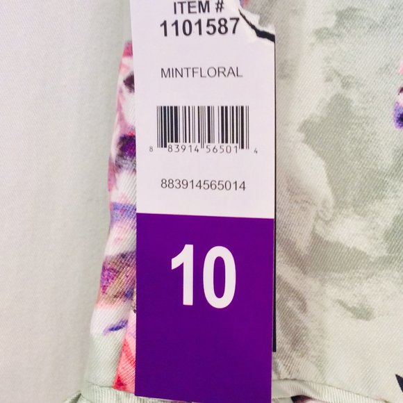 ZUNIE Girls' Special Occasion Dress (Mint Floral) - Picture 4 of 5